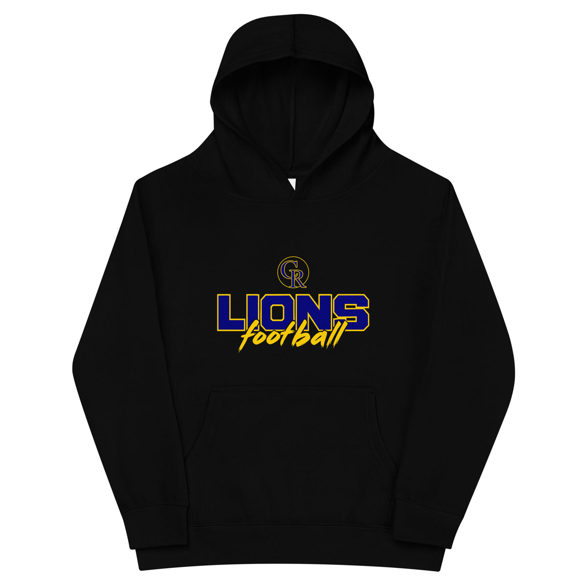 Performance | Youth Hoodie | Chestnut Ridge Lions Football | Vanguard Logo