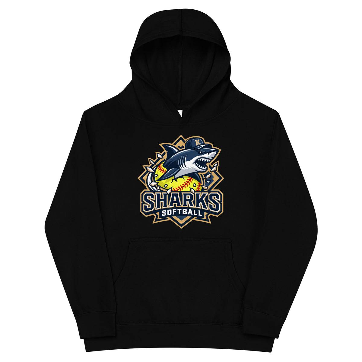 Performance | Youth Hoodie | Sharks Diamond Sports | Crest Logo