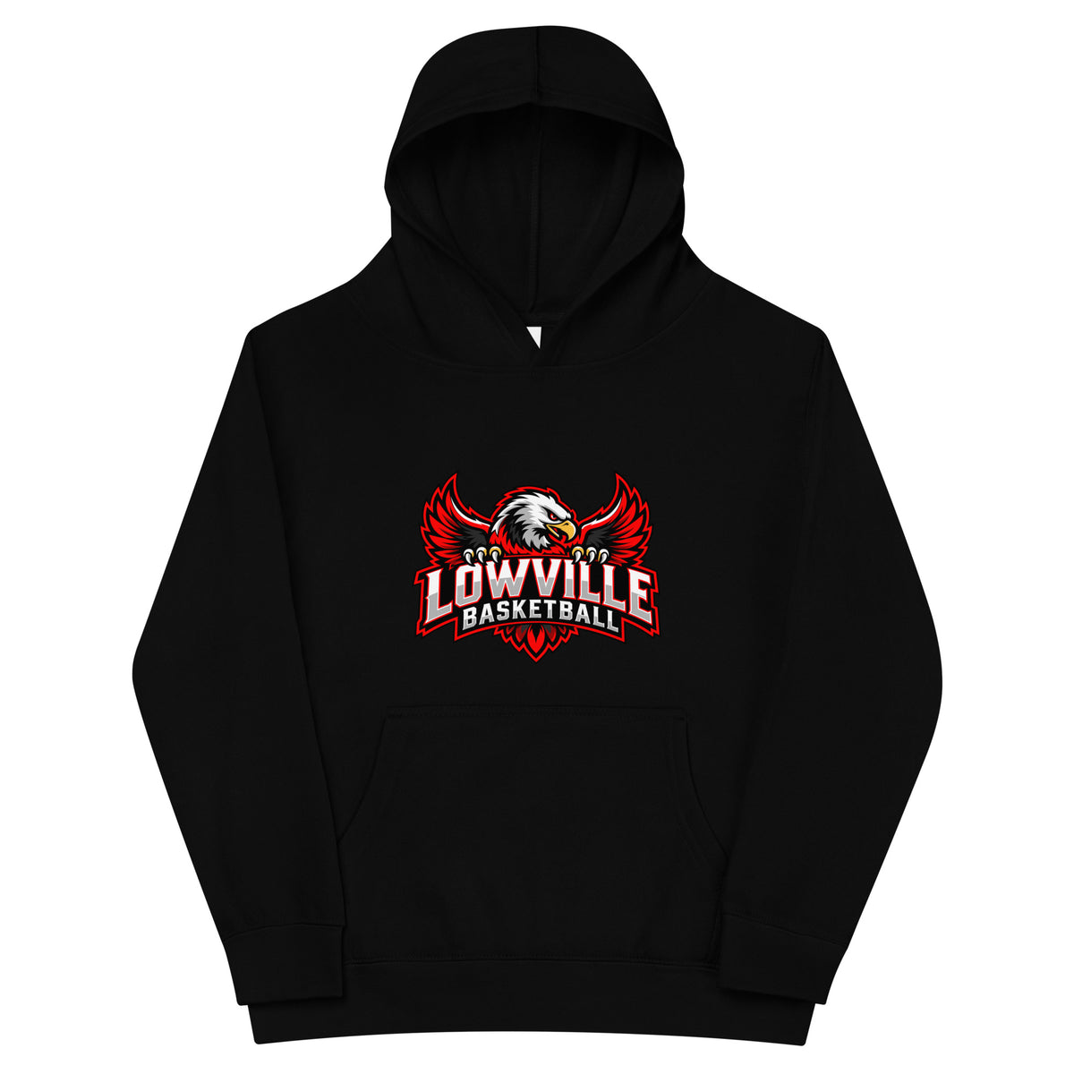 Performance | Youth Hoodie | Lowville Girls Basketball | Emblem Logo