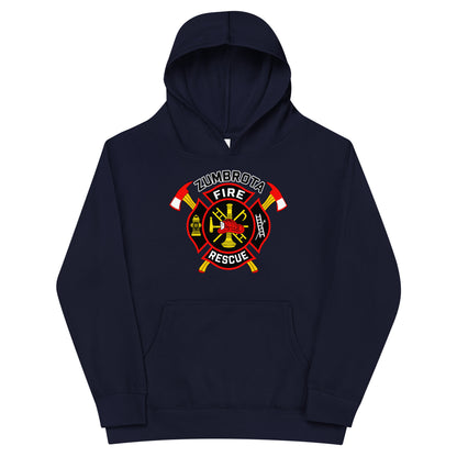 Performance | Youth Hoodie | Zumbrota Fire Department | Vanguard Logo