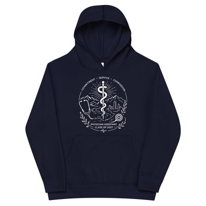 Performance | Youth Hoodie | Trine PA program | Crest Logo