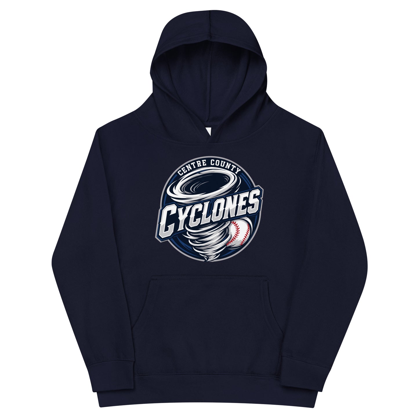 Performance | Youth Hoodie | Centre County Cyclones | Badge Logo