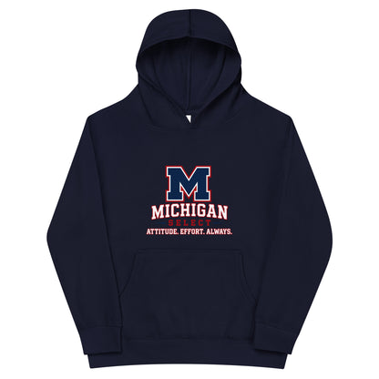 Performance | Youth Hoodie | Michigan Select Baseball | Crest Logo