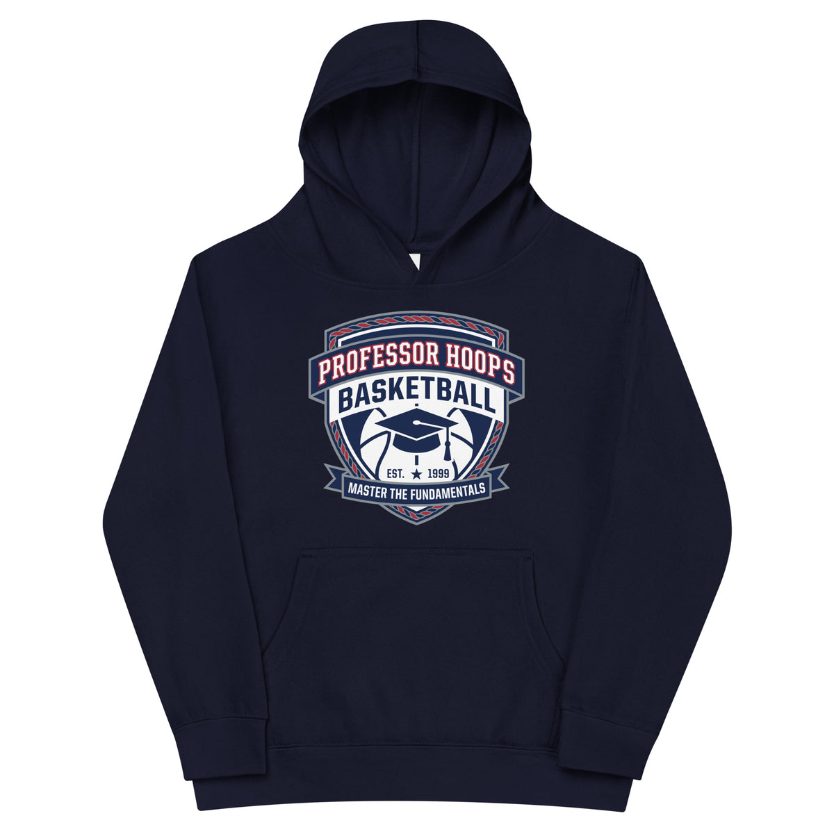 Performance | Youth Hoodie | Professor Hoops Basketball | Crest Logo