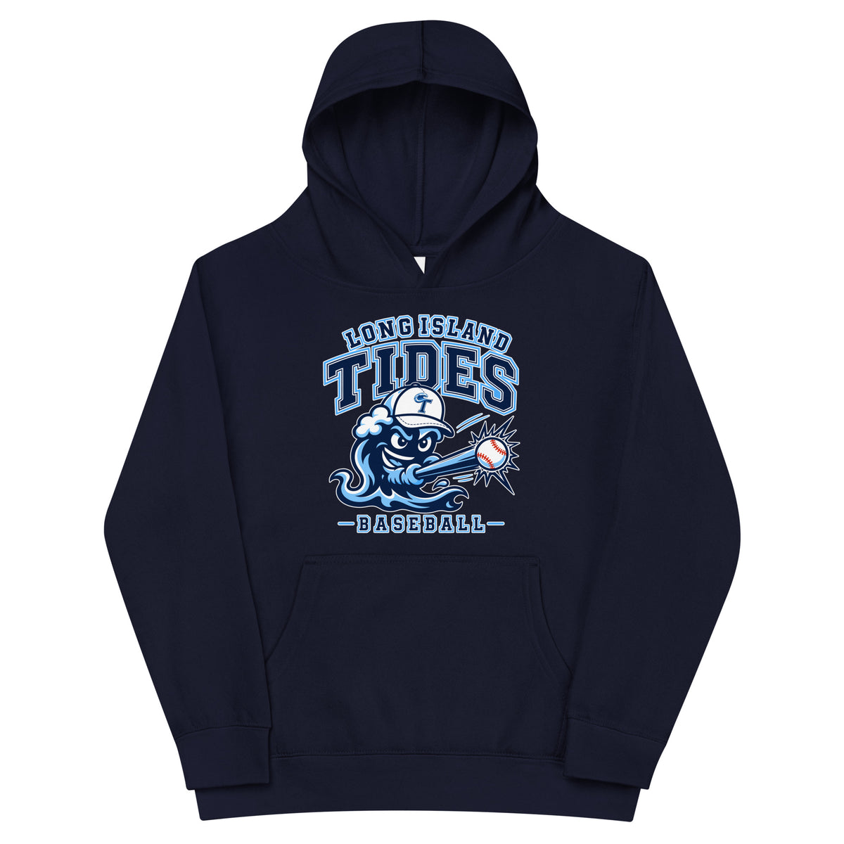 Performance | Youth Hoodie | Long Island Tides Baseball | Valor Logo