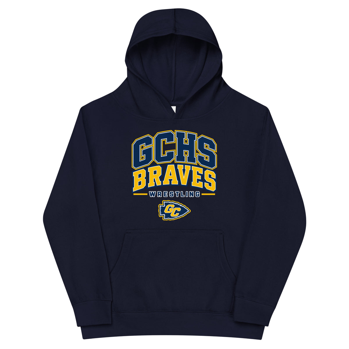 Performance | Youth Hoodie | Grant County High School Wrestling | Vanguard Logo
