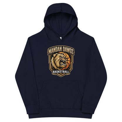 Performance | Youth Hoodie | Mandan Dawgs Basketball | Shield Logo
