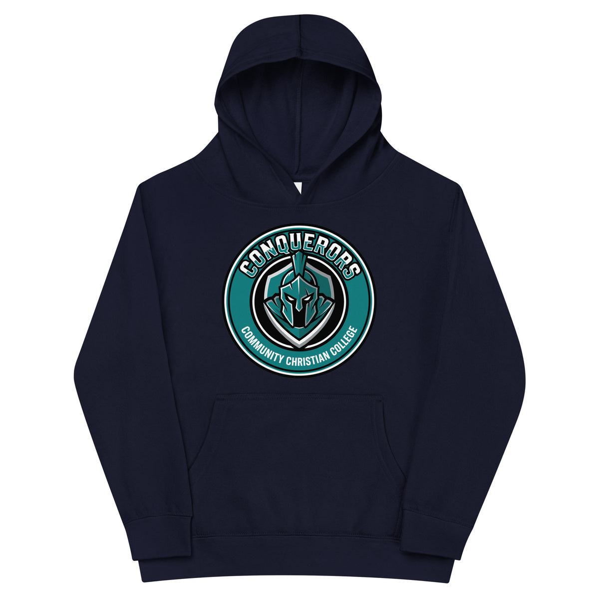 Performance | Youth Hoodie | Community Christian College | Badge Logo