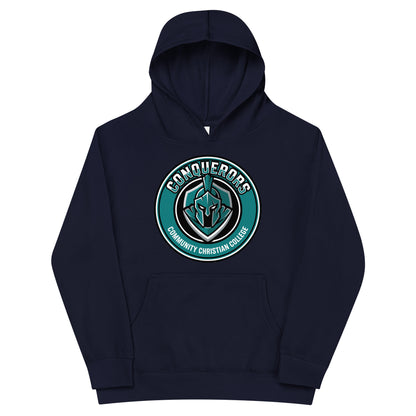 Performance | Youth Hoodie | Community Christian College | Badge Logo