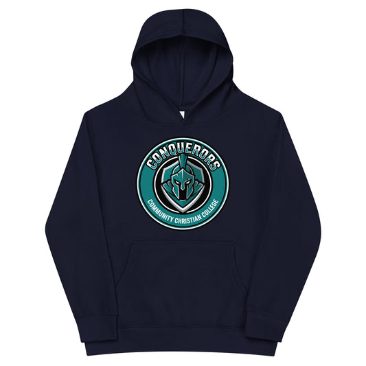 Performance | Youth Hoodie | Community Christian College | Badge Logo