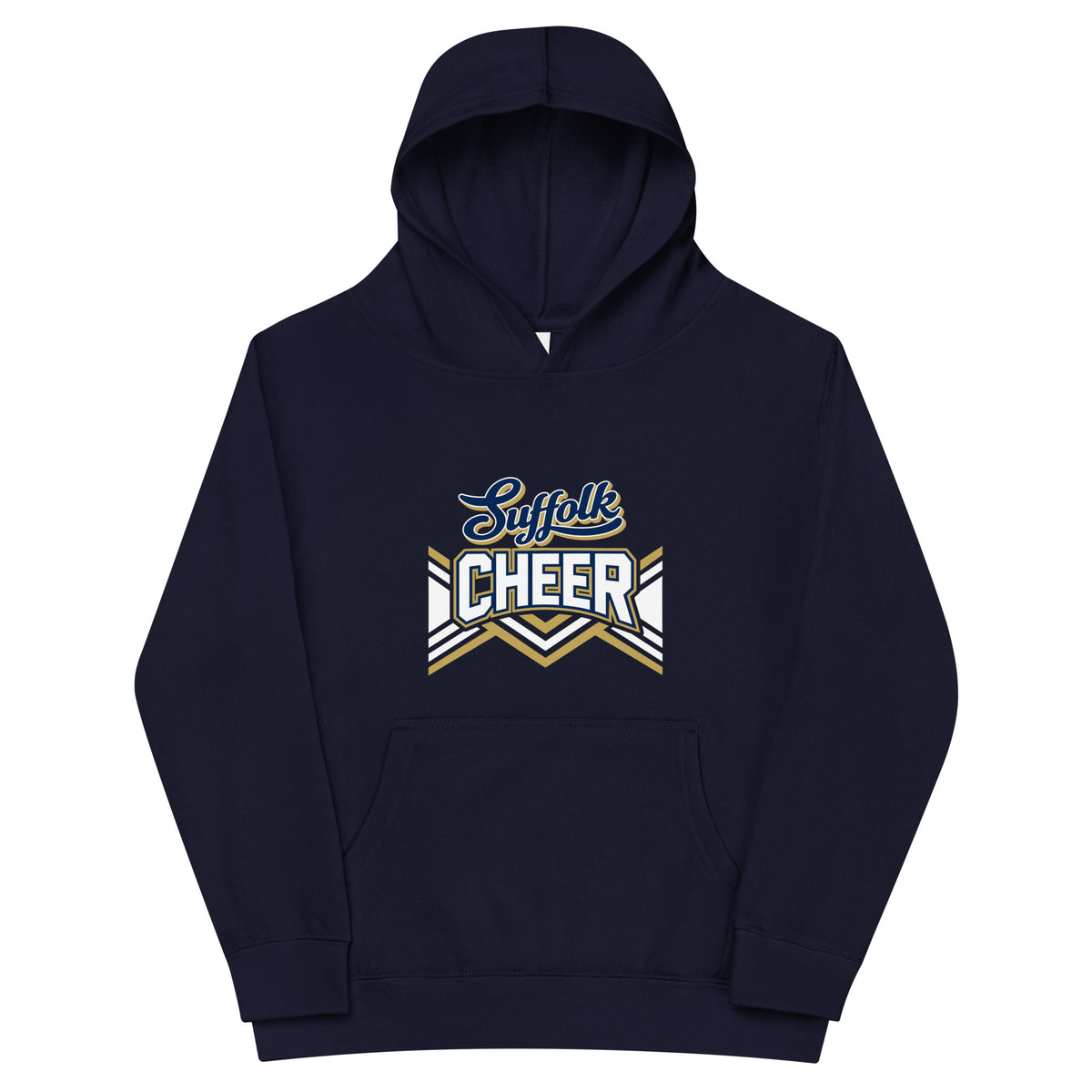 Performance | Youth Hoodie | Suffolk University Cheerleading | Vanguard Logo