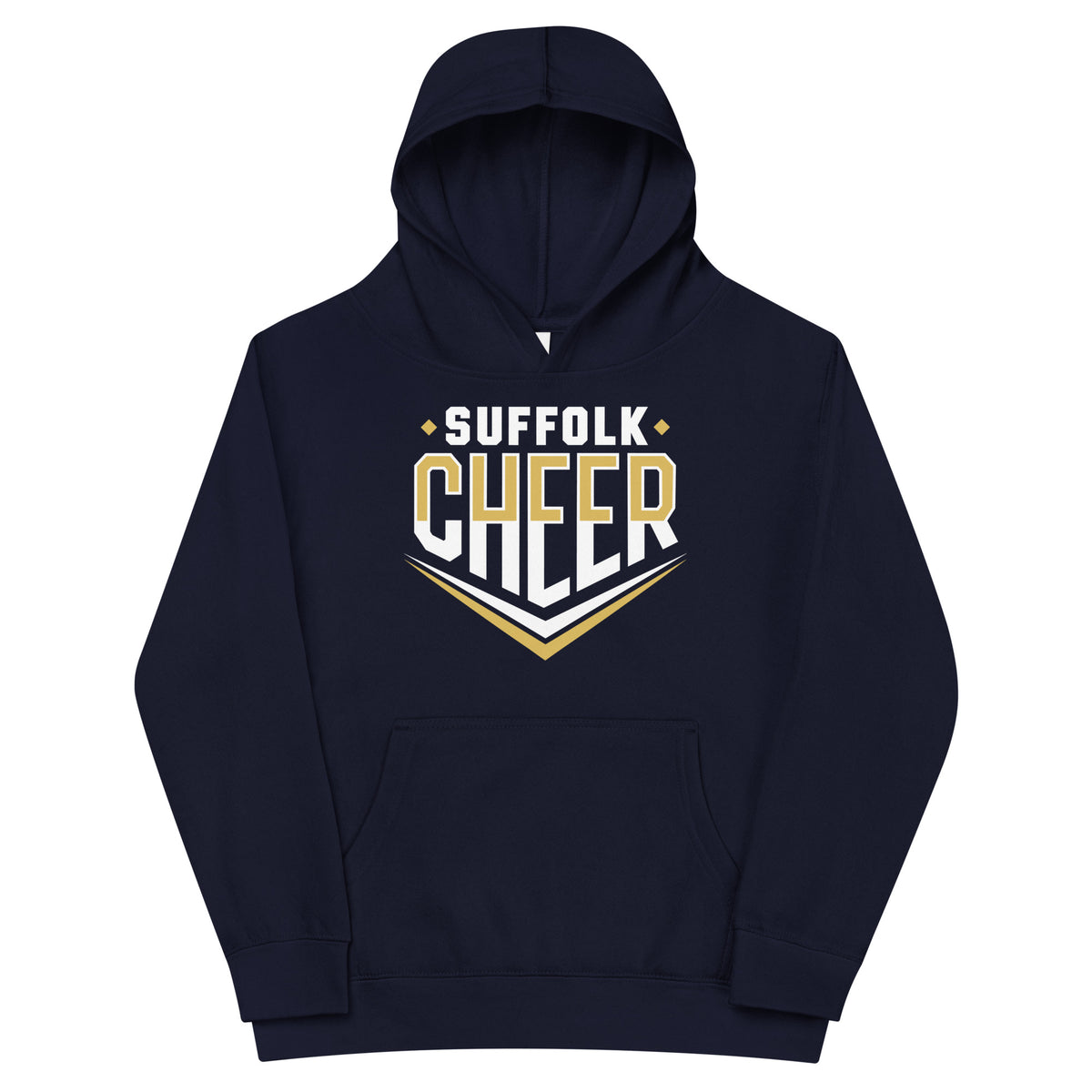 Performance | Youth Hoodie | Suffolk University Cheerleading | Emblem Logo