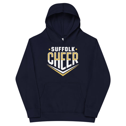 Performance | Youth Hoodie | Suffolk University Cheerleading | Emblem Logo