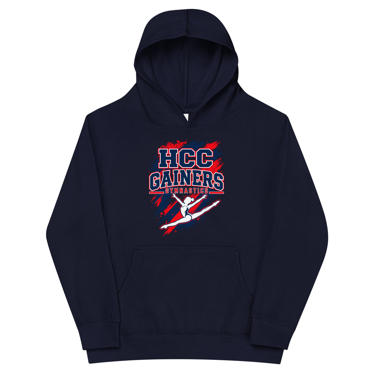 Performance | Youth Hoodie | HCC Gymnastics | Crest Logo