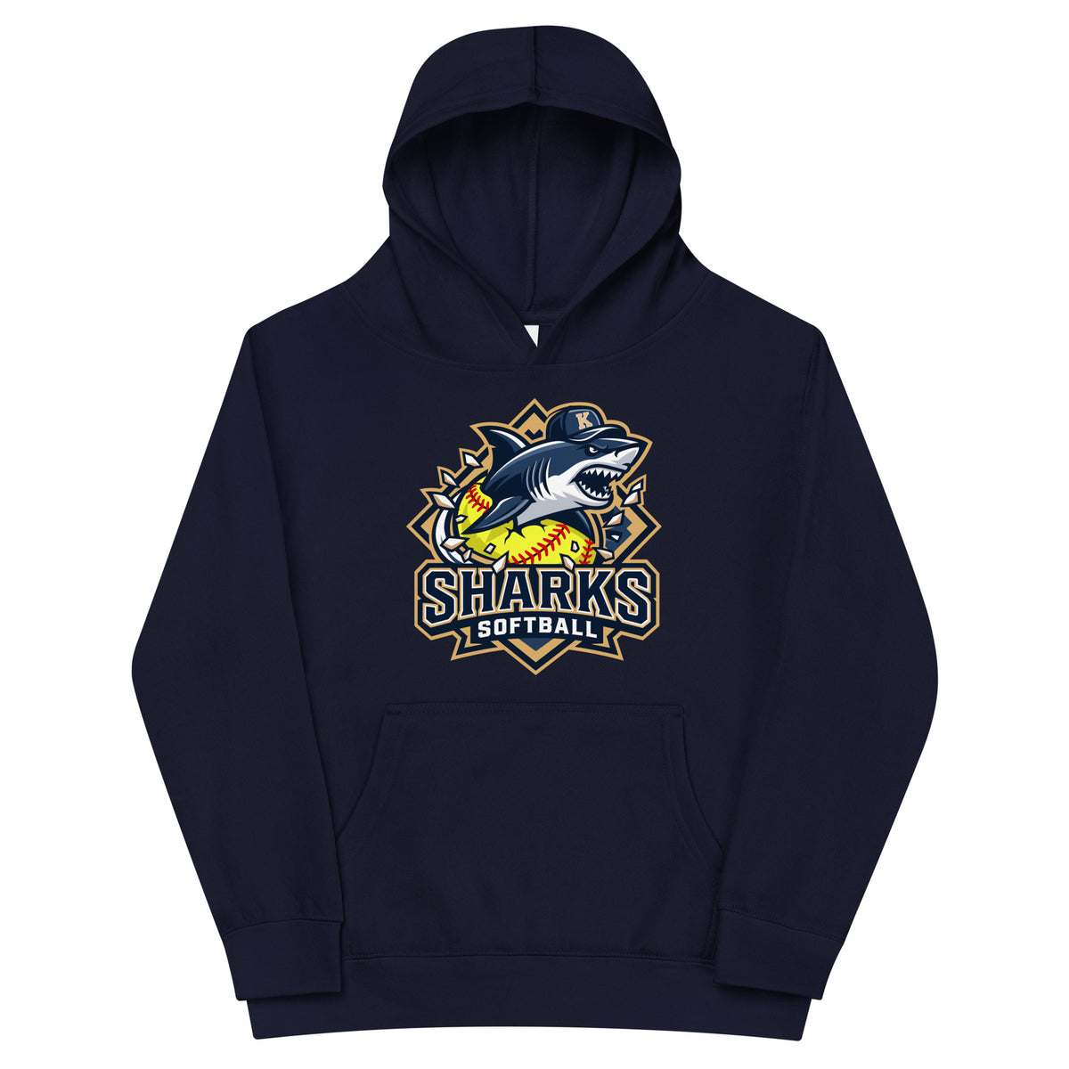 Performance | Youth Hoodie | Sharks Diamond Sports | Crest Logo