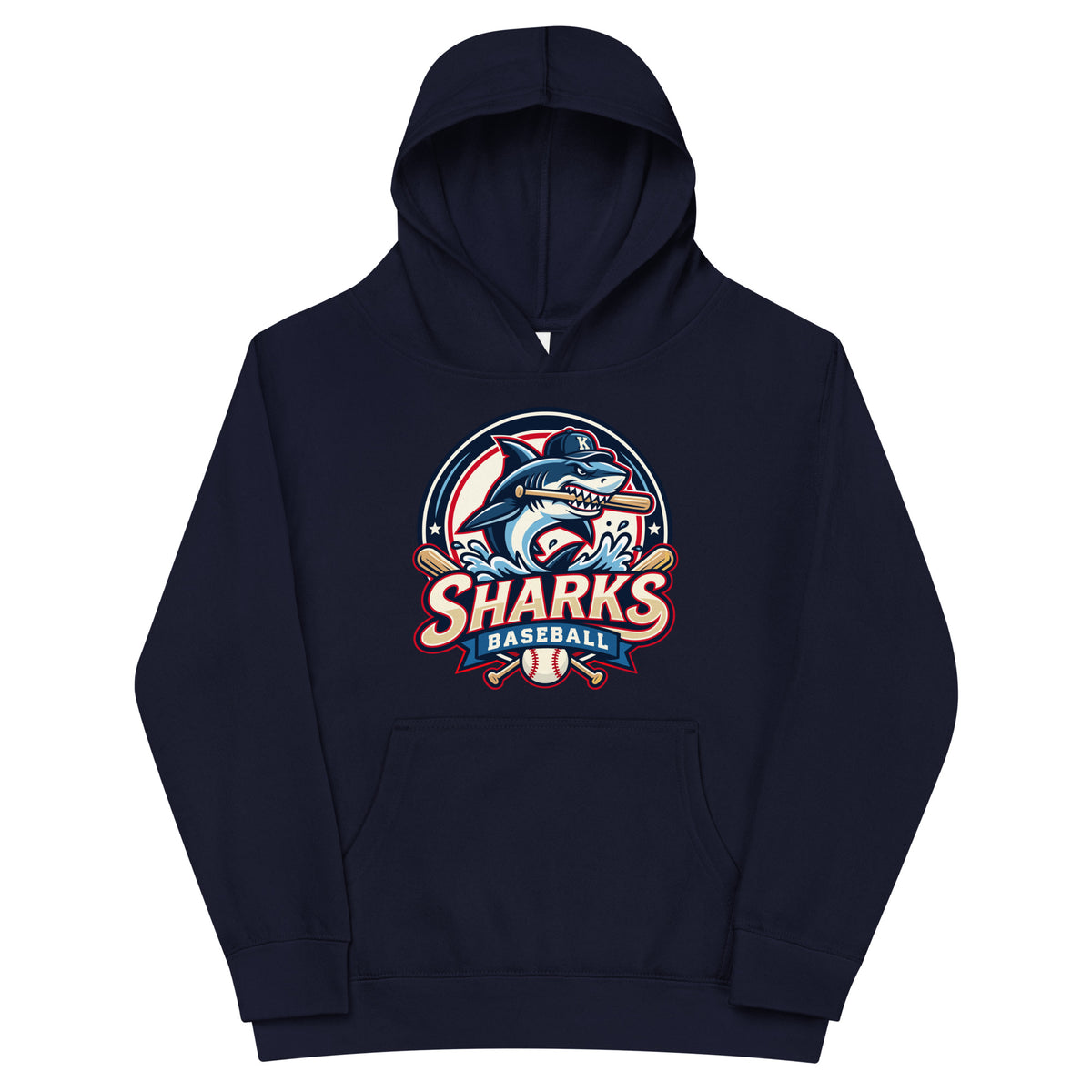 Performance | Youth Hoodie | Sharks Diamond Sports | Emblem Logo