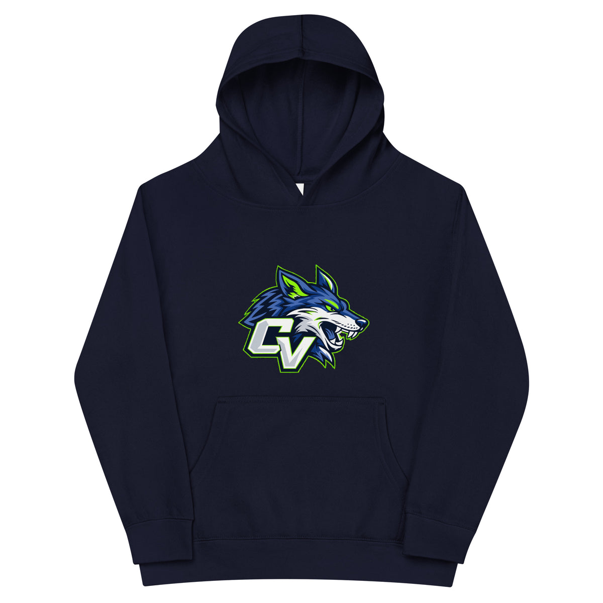 Performance | Youth Hoodie | Cumberland Valley Coyotes Football | Crest Logo