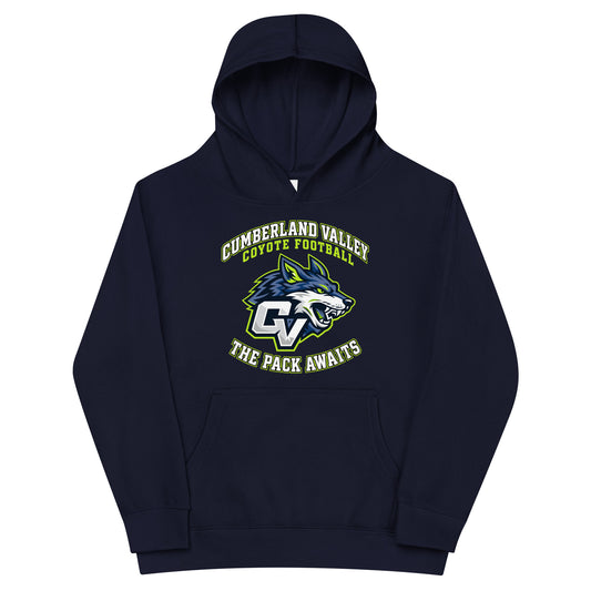 Performance | Youth Hoodie | Cumberland Valley Coyotes Football | Emblem Logo