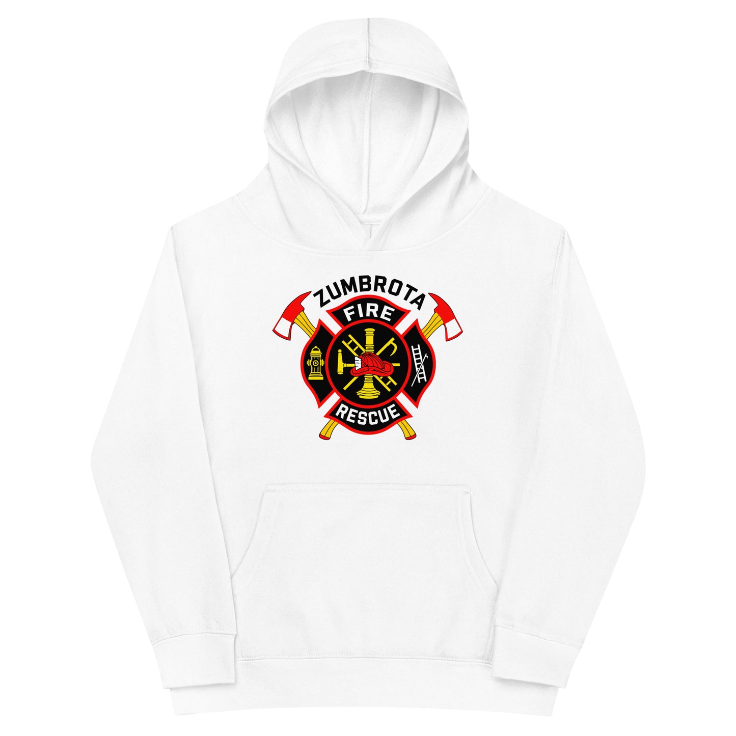 Performance | Youth Hoodie | Zumbrota Fire Department | Vanguard Logo