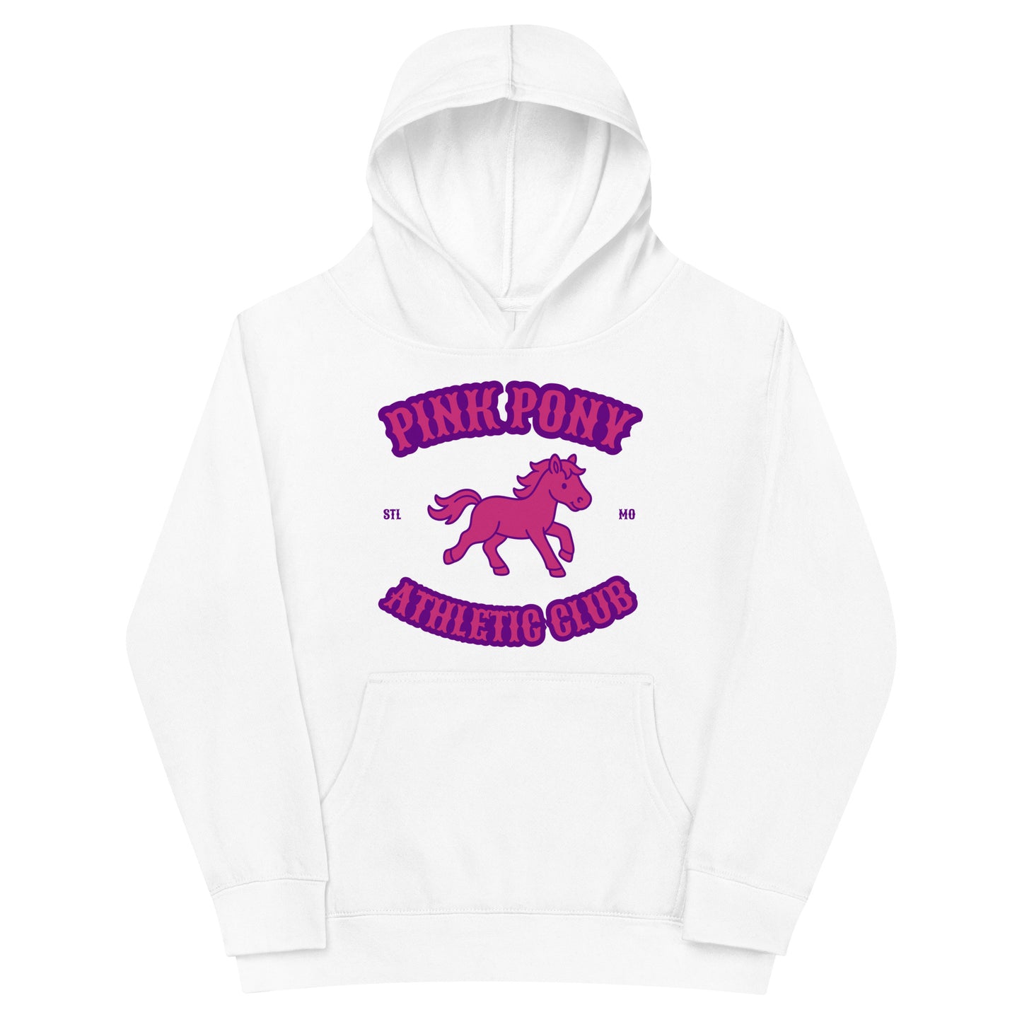 Performance | Youth Hoodie | Pink Pony Athletic Club | Crest Logo