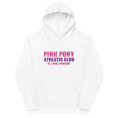 Performance | Youth Hoodie | Pink Pony Athletic Club | Athletic Wordmark Logo