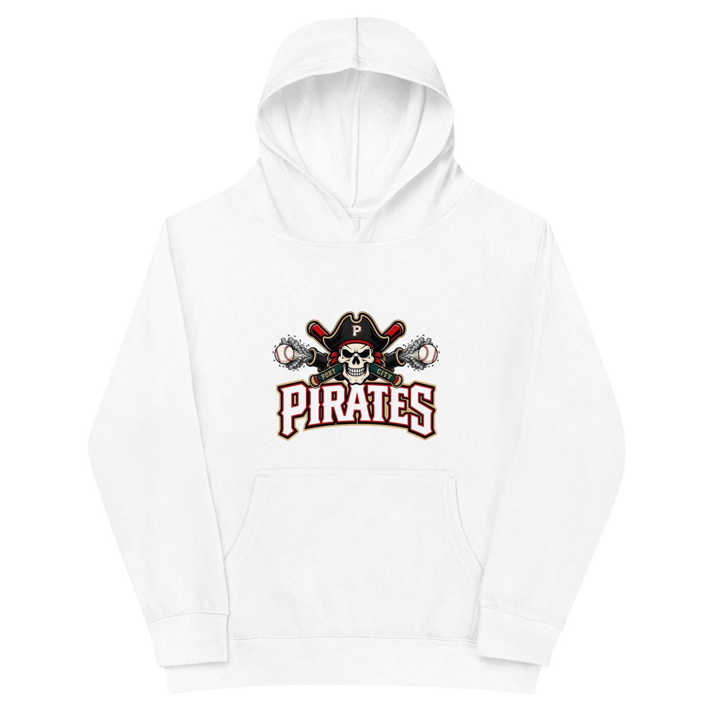 Performance | Youth Hoodie | Port City Pirates | Cannonball Portside Logo