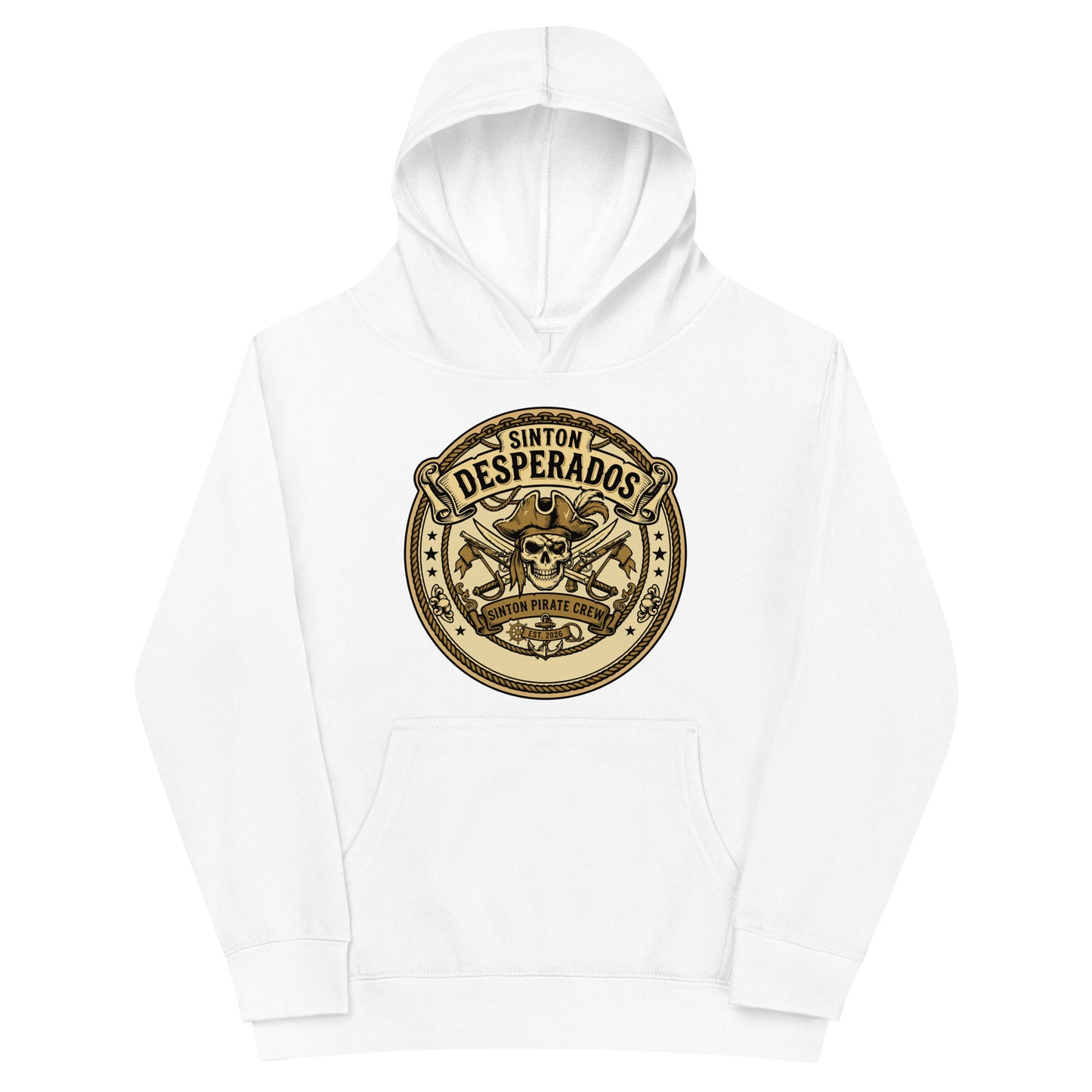 Performance | Youth Hoodie | Sinton Desperados Baseball | Badge Logo