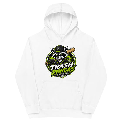 Performance | Youth Hoodie | Trash Pandas Baseball Organization | Mascot Logo