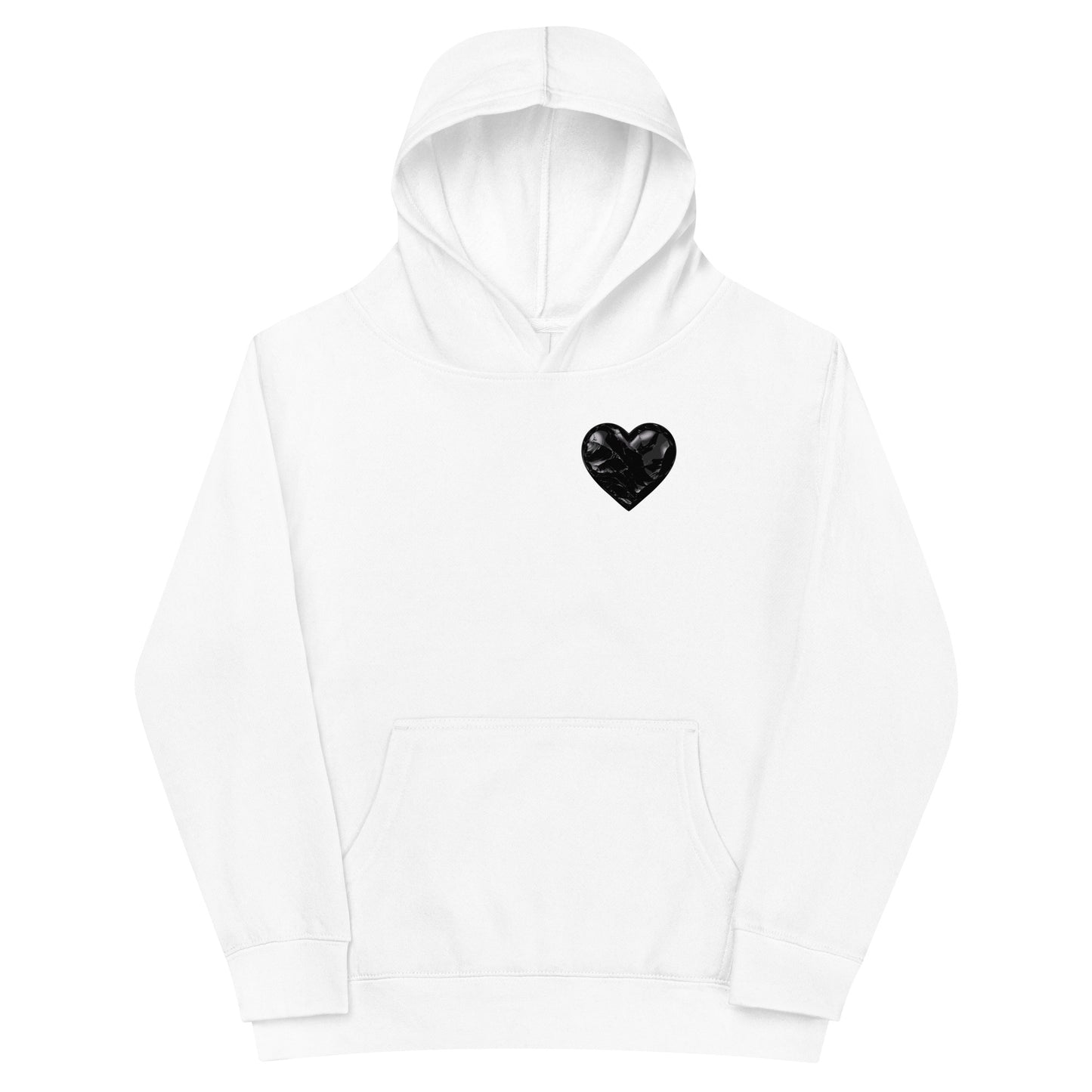 Performance | Youth Hoodie | Obsidian Heartbeat | Heart Crest Logo