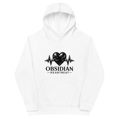 Performance | Youth Hoodie | Obsidian Heartbeat | Pulse Athletics Logo