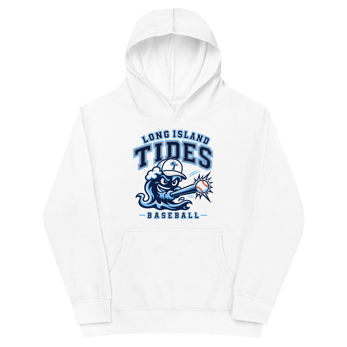 Performance | Youth Hoodie | Long Island Tides Baseball | Valor Logo