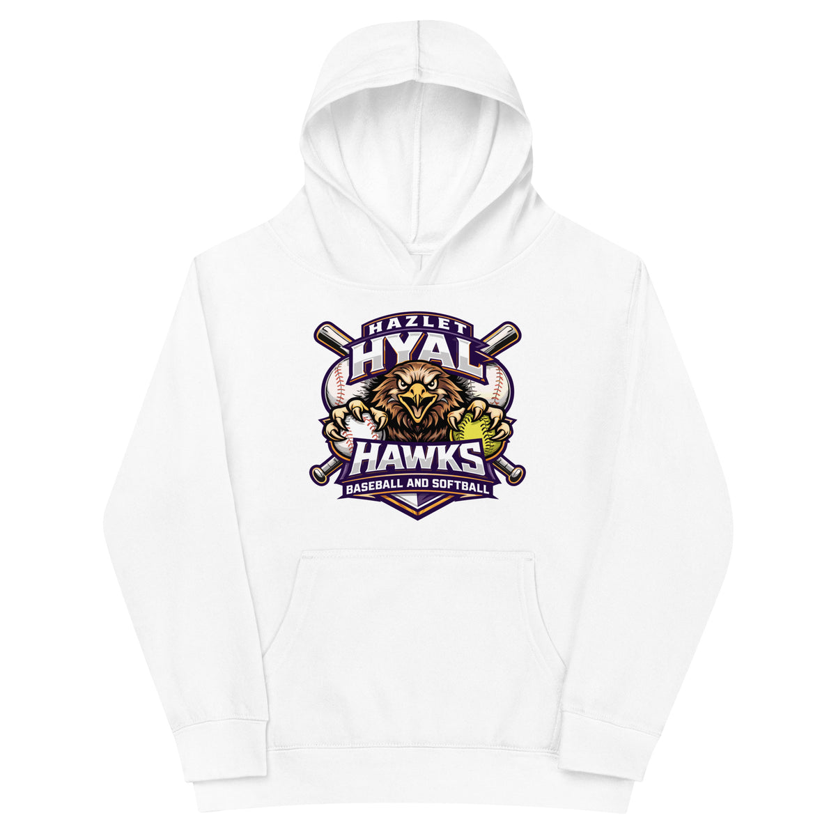 Performance | Youth Hoodie | HYAL Hawks | Emblem Logo
