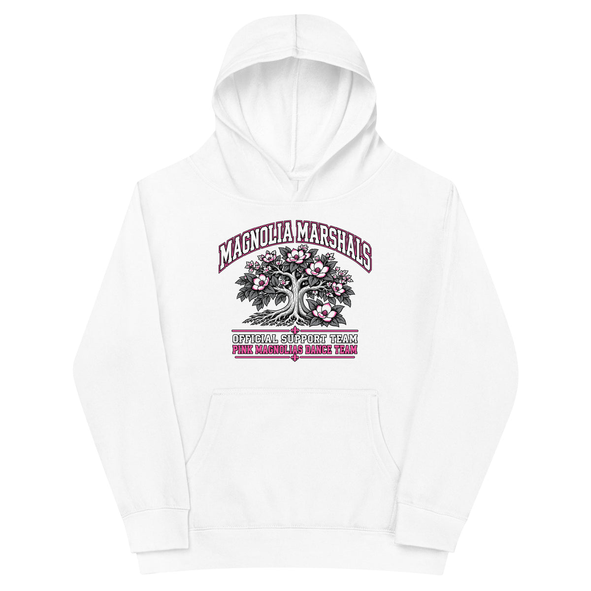 Performance | Youth Hoodie | Pink Magnolias Dance | Crest Logo
