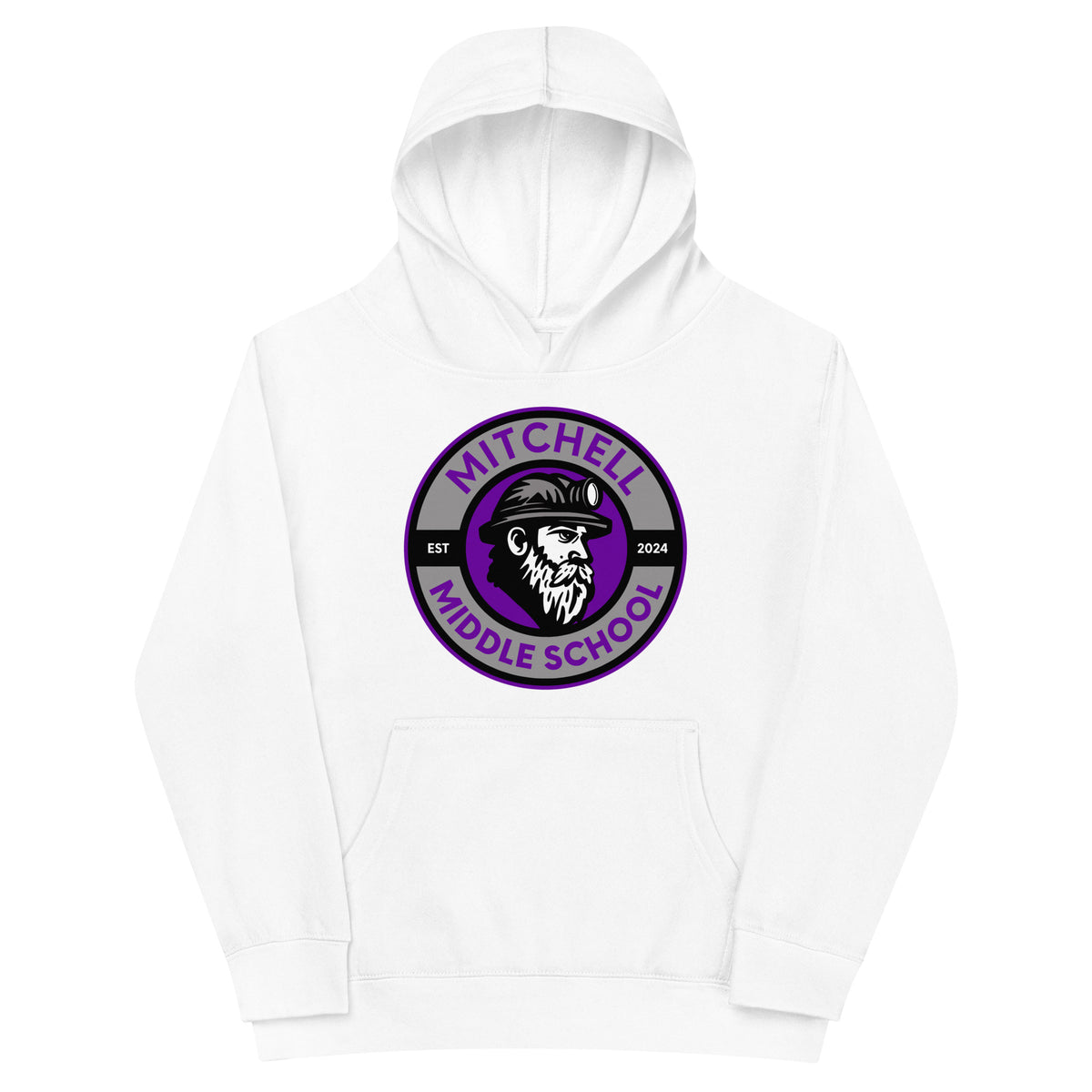 Performance | Youth Hoodie | Mitchell Middle School Softball | Badge Logo