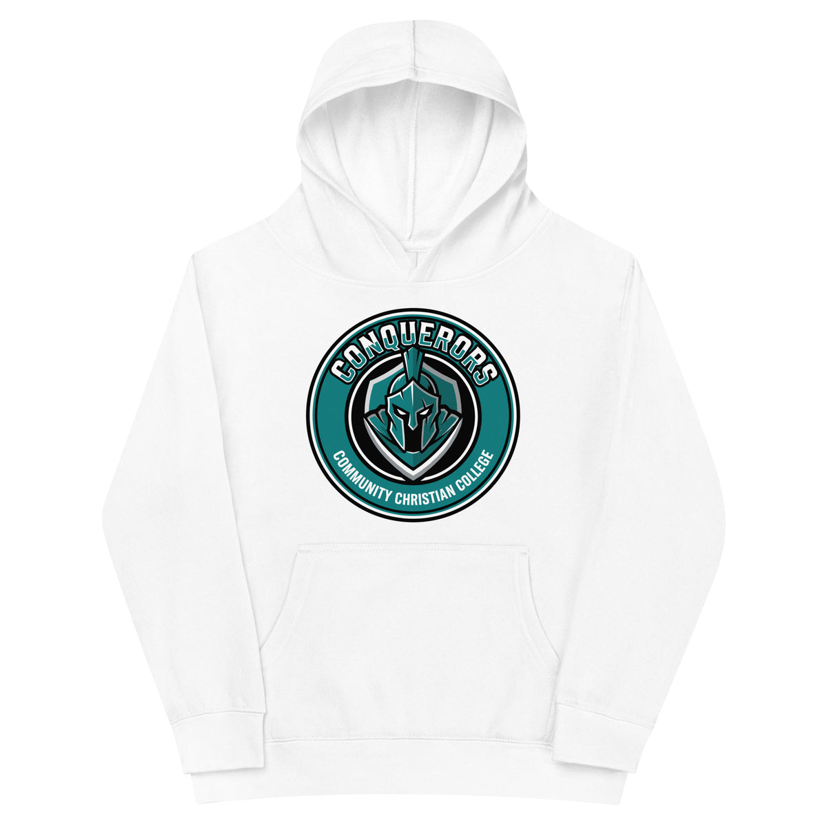 Performance | Youth Hoodie | Community Christian College | Badge Logo