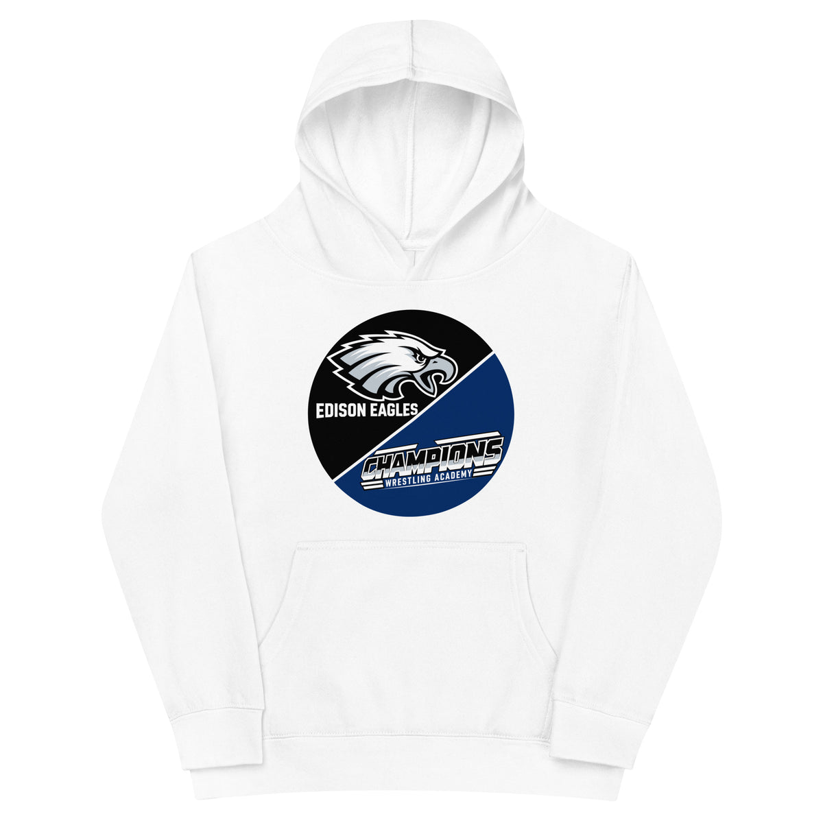 Performance | Youth Hoodie | Edison Eagles/CWA Wrestling | Badge Logo