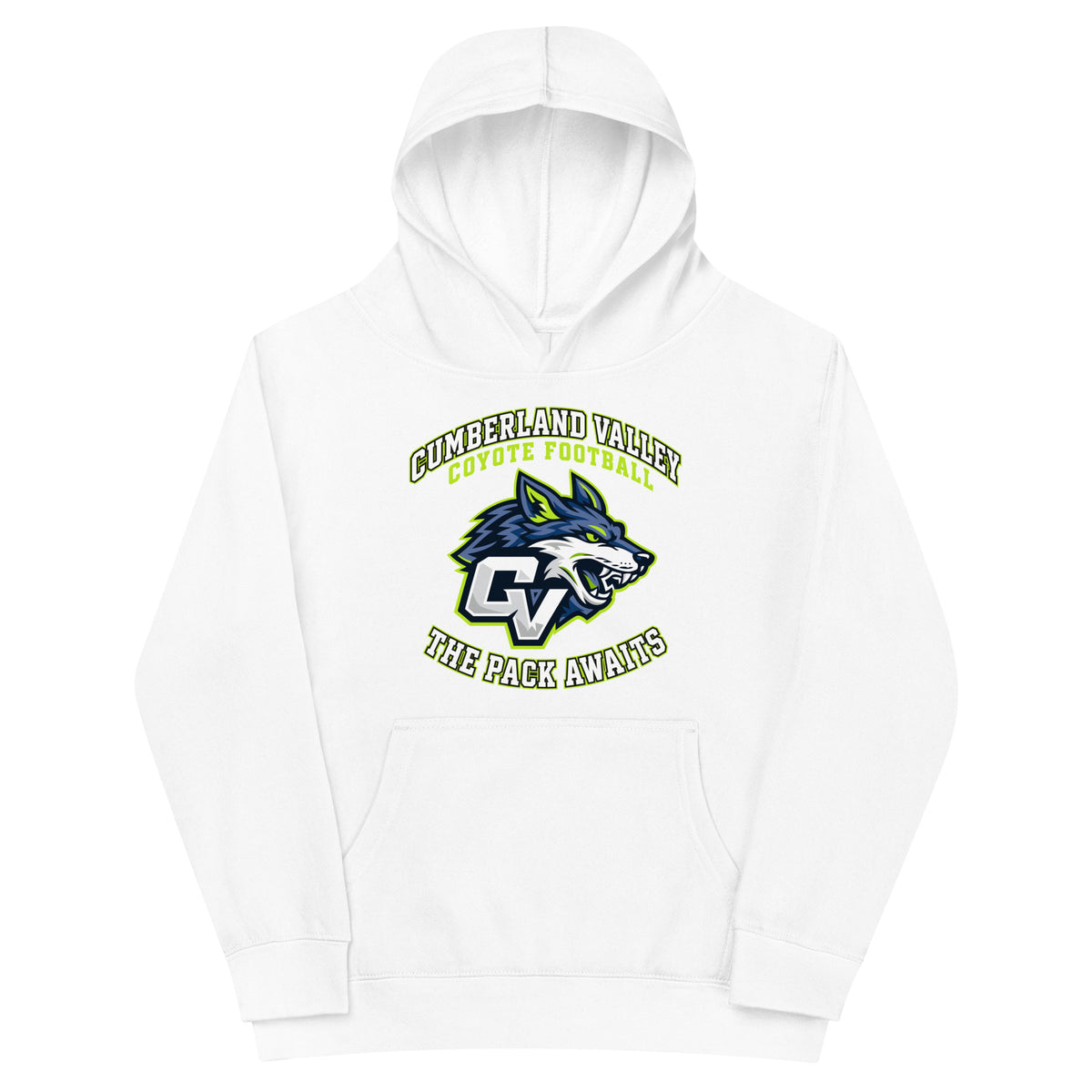 Performance | Youth Hoodie | Cumberland Valley Coyotes Football | Emblem Logo