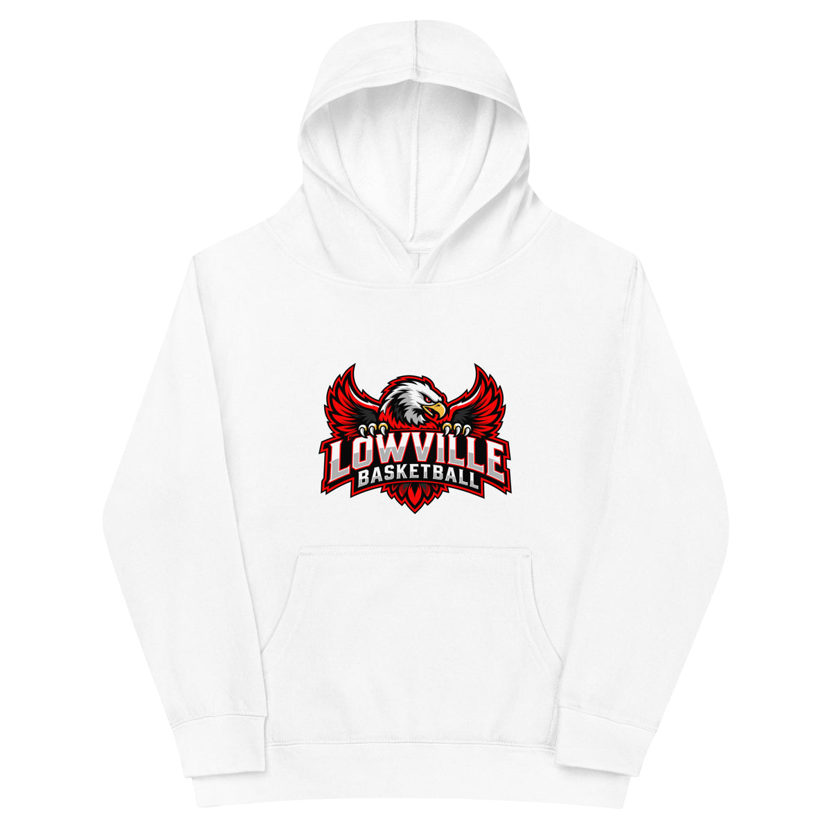 Performance | Youth Hoodie | Lowville Girls Basketball | Emblem Logo