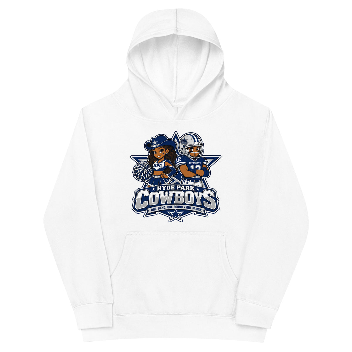 Performance | Youth Hoodie | Hyde Park Cowboys | Vanguard Logo