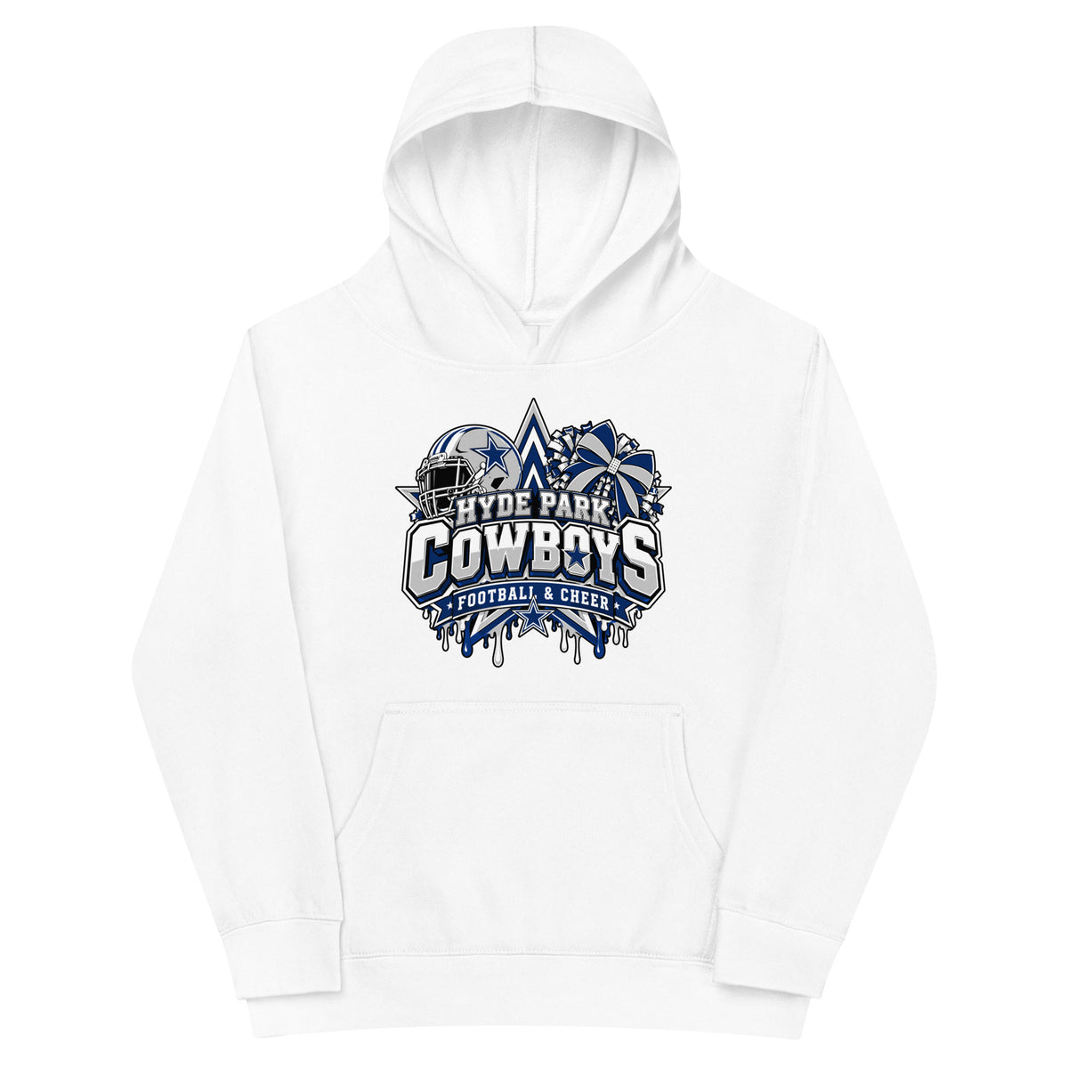 Performance | Youth Hoodie | Hyde Park Cowboys | Crest Logo