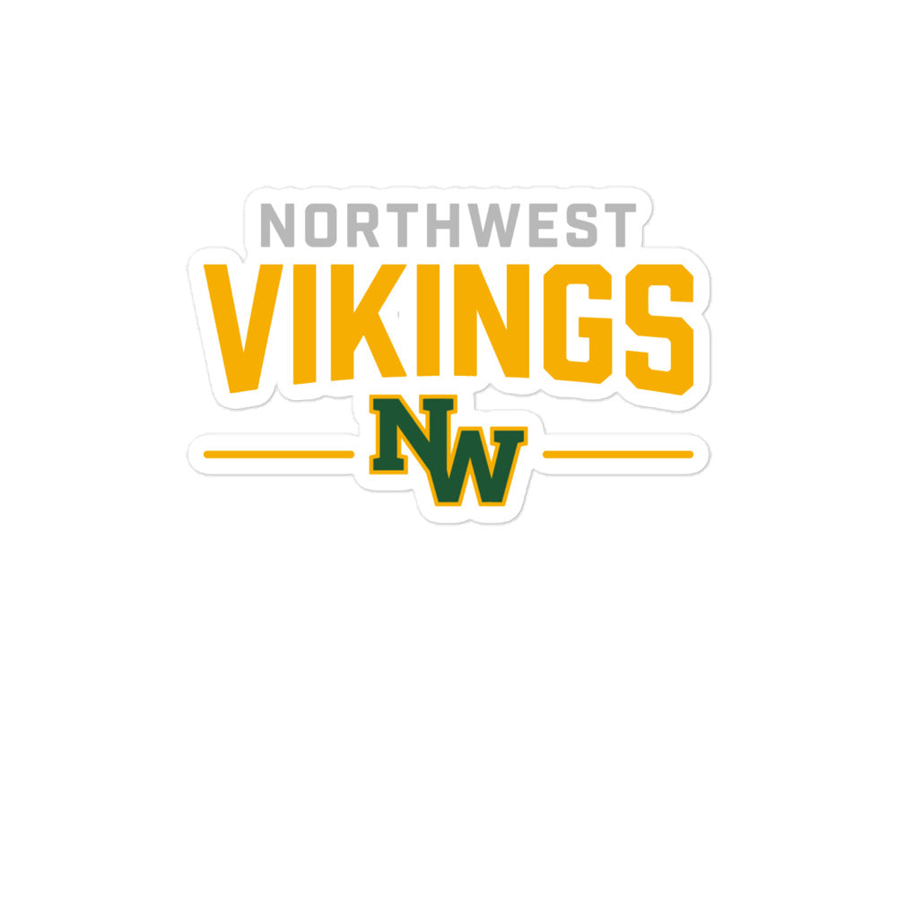 Stickers | Northwest High School | Vikings Logo