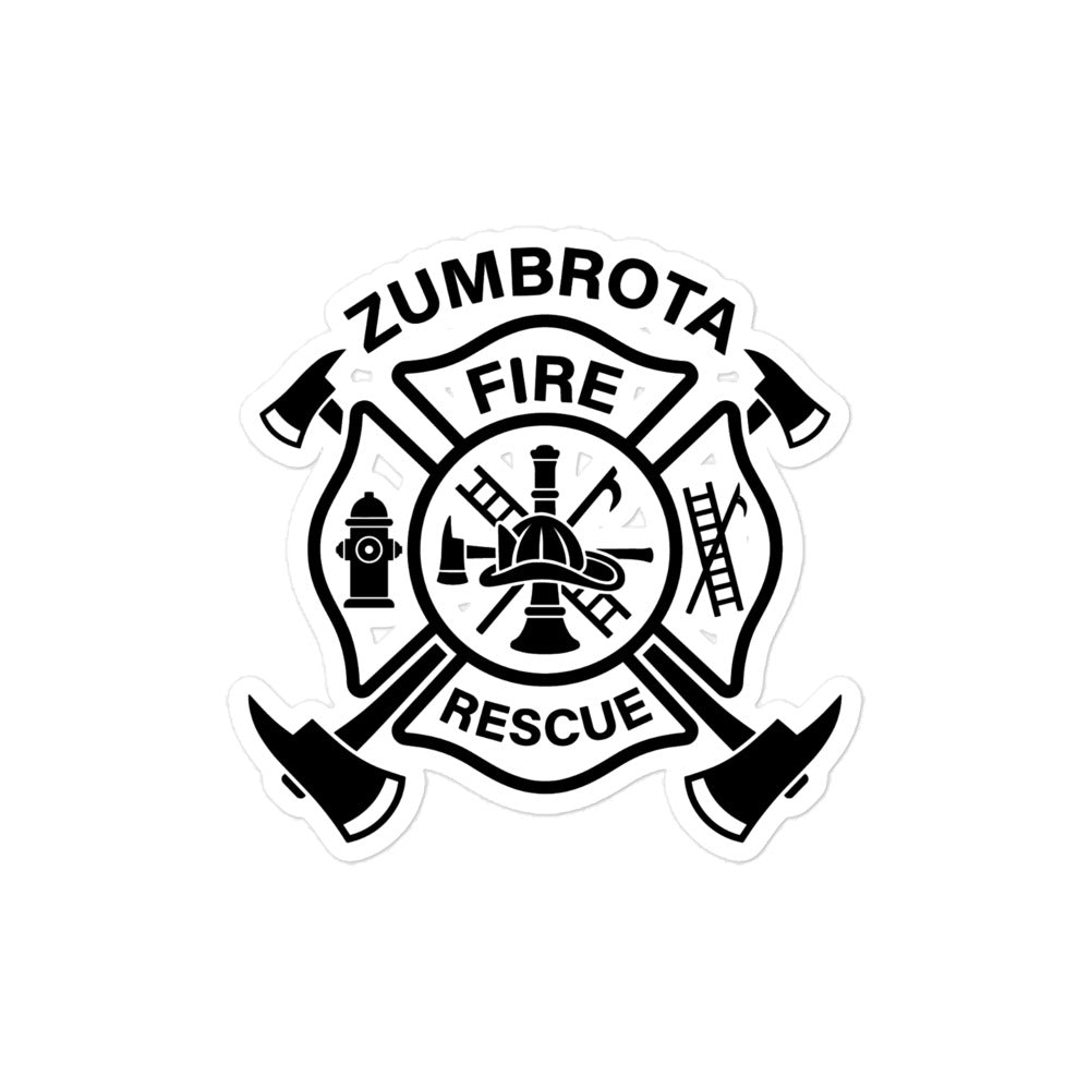Stickers | Zumbrota Fire Department | Badge Logo