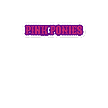 Stickers | Pink Pony Athletic Club | Script Logo