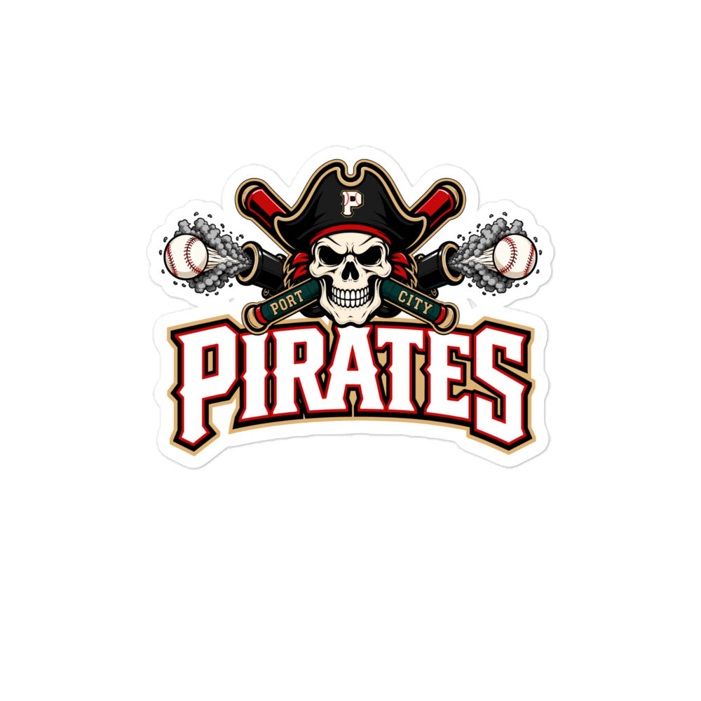 Stickers | Port City Pirates | Cannonball Portside Logo