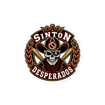 Stickers | Sinton Desperados Baseball | Ridge Varsity Logo