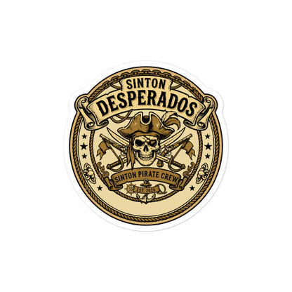 Stickers | Sinton Desperados Baseball | Badge Logo