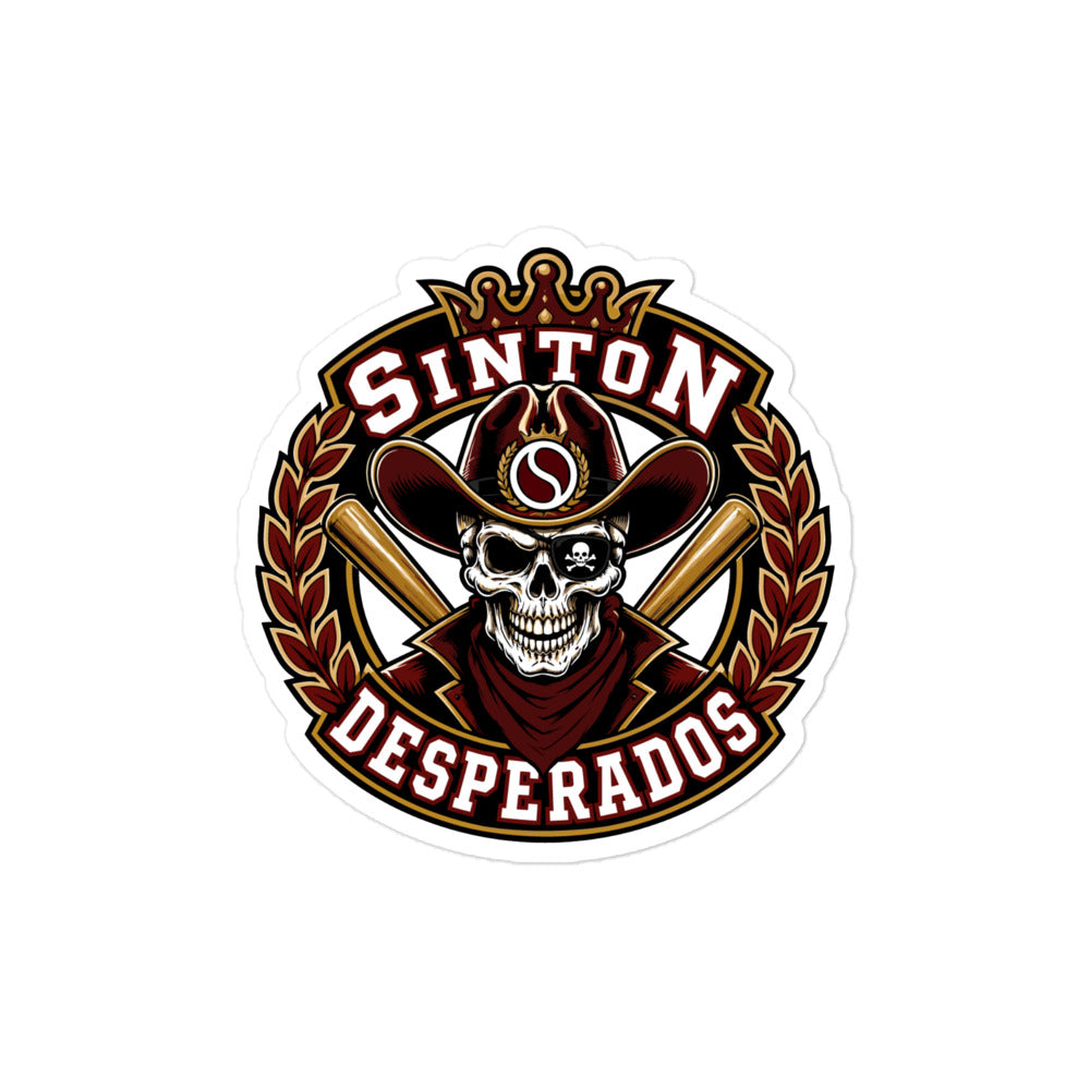 Stickers | Sinton Desperados Baseball | Ridge Varsity Logo