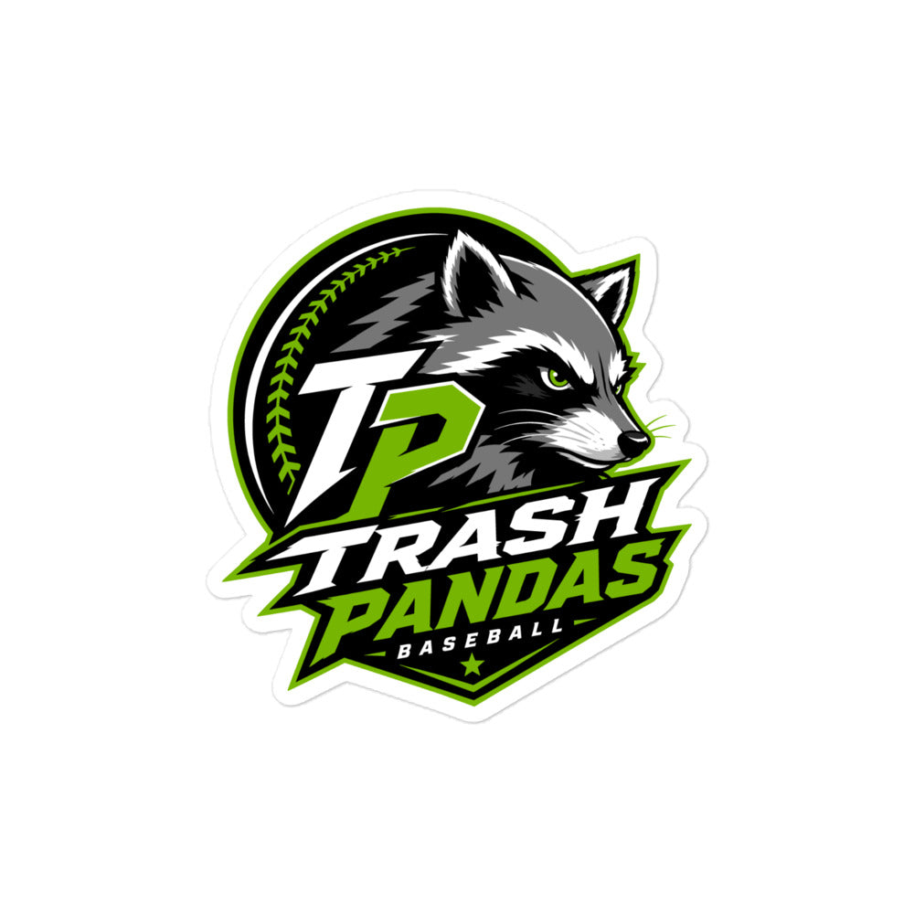 Stickers | Trash Pandas Baseball Organization | Crest Logo