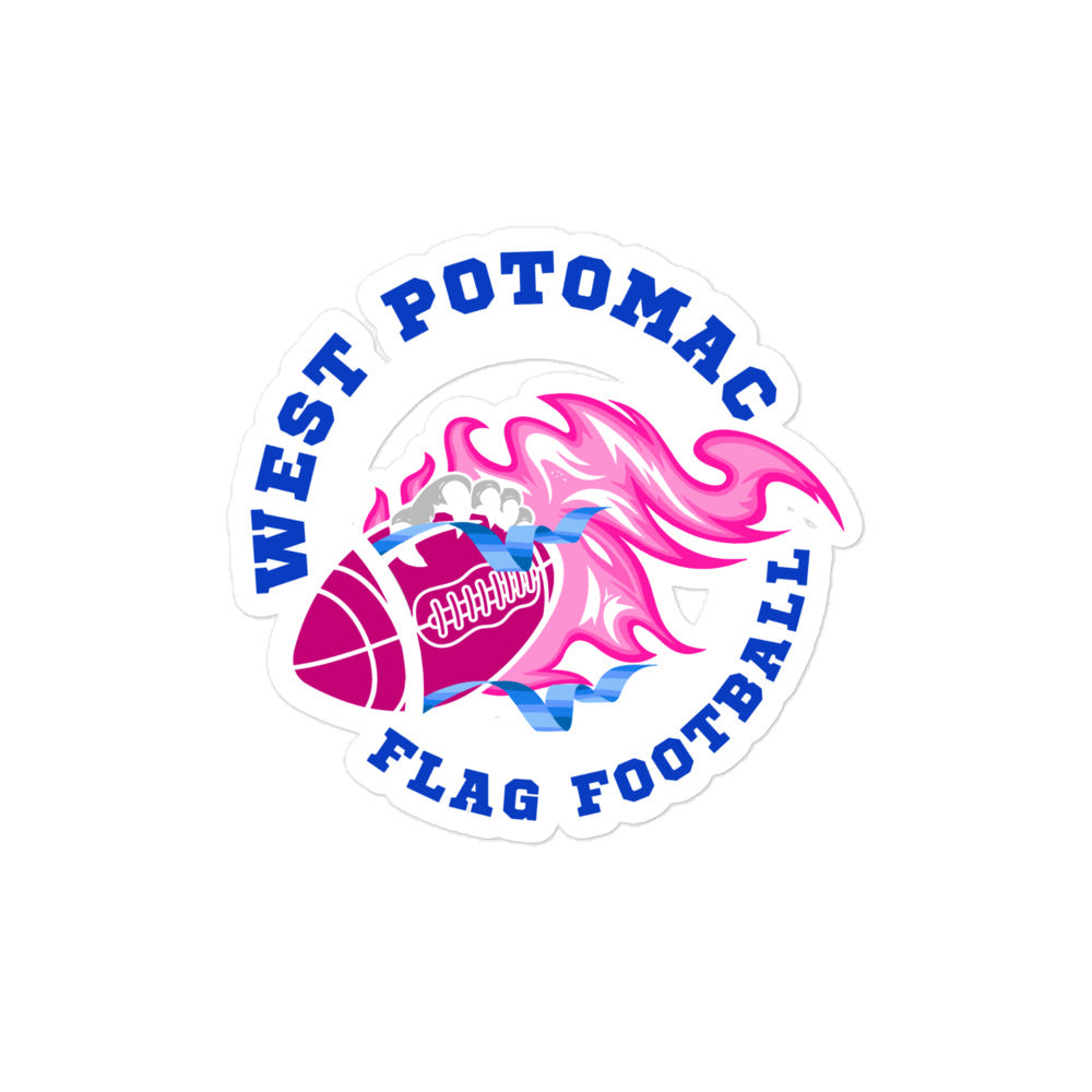 Stickers | West Potomac Flag Football | Emblem Logo