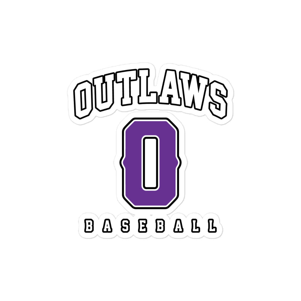 Stickers | Carolina Outlaws Baseball | Atheltics Logo